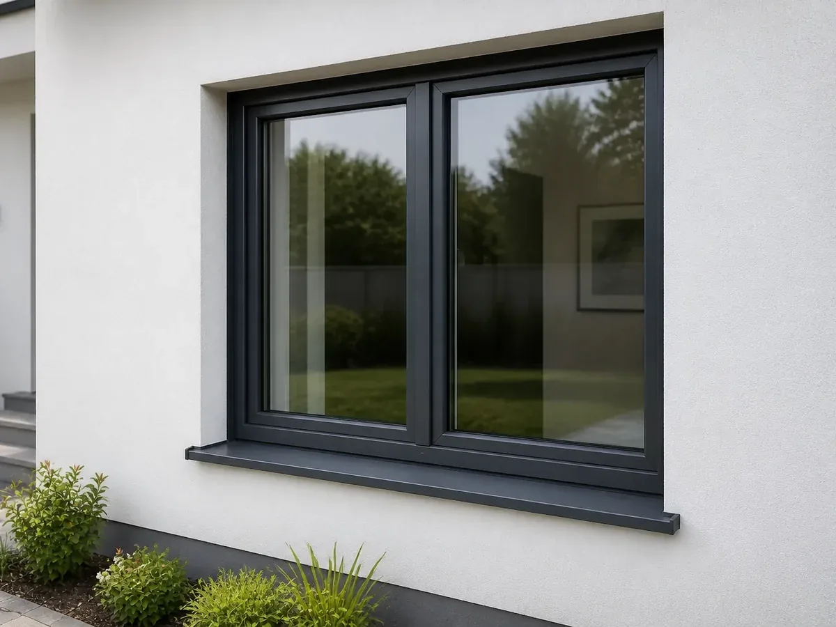 Profil PVC avec triple vitrage pour confort thermique