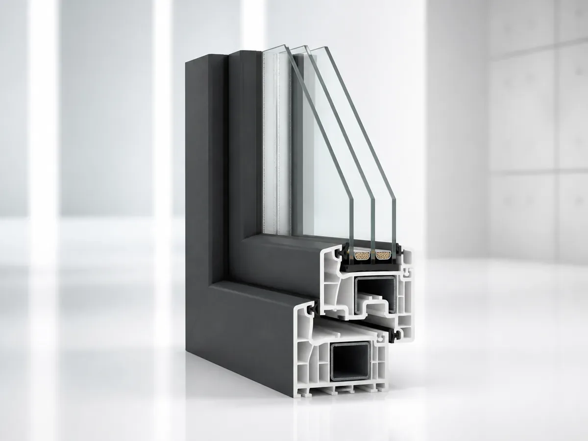 Profil PVC Rehau Titanium pour fenêtre sur mesure