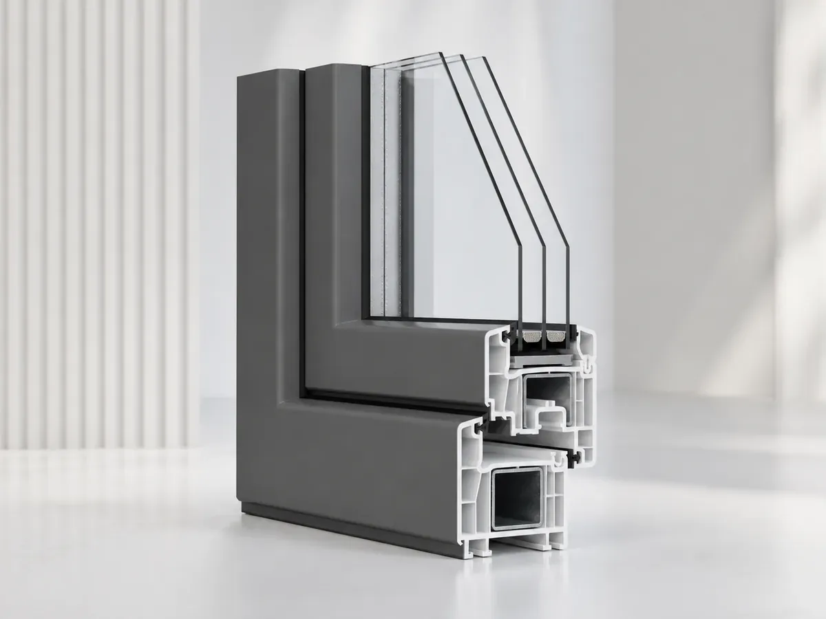 Veka Kietisline 78 Profil PVC Veka Kietisline 78